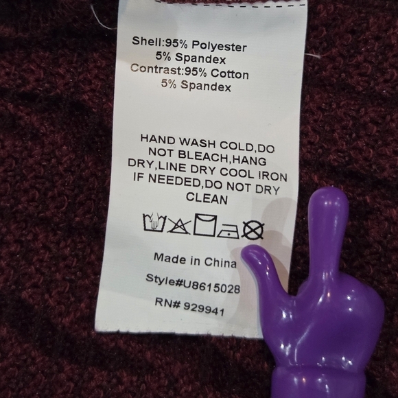 Weekend Women's Cardigan Sweater Thumbhole Open Long Cable Knit w/Pockets Size L - Picture 10 of 10